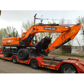 Отгрузка колесного экскаватора Develon DX190WA