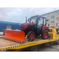 Отгрузка трактора Беларус 320.4 с отвалом