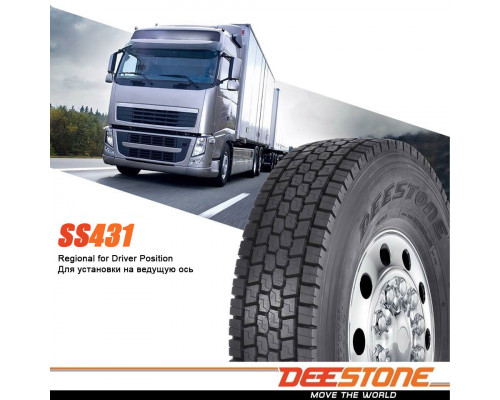 295/80R22.5 DEESTONE SS431 150L/147L TL