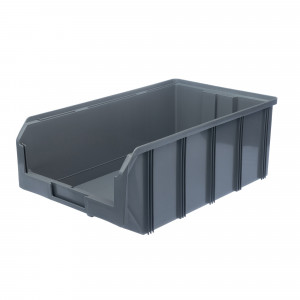 Пластиковый ящик Стелла-техник V-4-серый 502х305х184мм, 20 литров