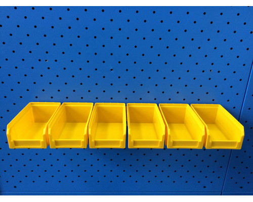 Органайзер настенный Стелла-техник V-1-650-желтый , 6 ящиков V-1