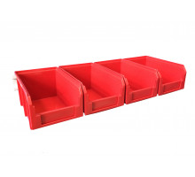 Органайзер настенный Стелла-техник V-2-650-красный , 4 ящика V-2