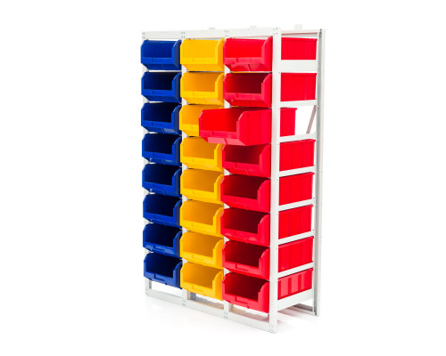 Стеллаж с направляющими стационарный Стелла-техник CP-4 , 1 основная и 2 дополнительные