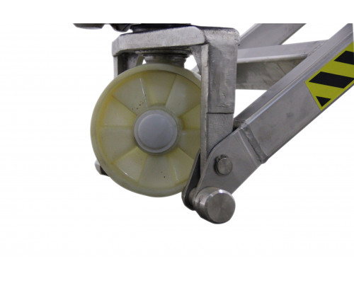 Гидравлическая тележка TISEL TZX10 INOX (ножничная, нержавеющая сталь)