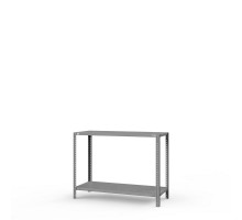 Стеллаж металлический ТС Лайт, 1000x700x600 мм. Полки: 2 шт. метал. перф.