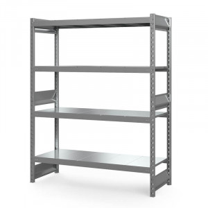 Стеллаж грузовой СГ Ультра (2500х1200х1000 мм) 4 яруса, цинк