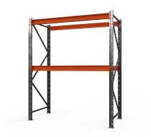 Стеллаж металлический Оптима, 2000x2500x600 мм. Ярусы: 2 шт. без настила