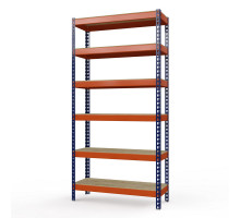 Стеллаж металлический Профи-Т 3000x1845x1005 мм. Ярусы: фанера 6 шт.