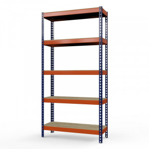 Стеллаж металлический Профи-Т 3000x1845x770 мм. Ярусы: фанера усил. 5 шт.