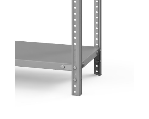 Стеллаж металлический ТС Лайт, 2500x700x800 мм. Полки: 5 шт. метал.