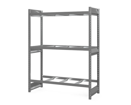 Стеллаж грузовой СГ Ультра (2500х900х500 мм) 3 яруса, без настила, для шин, дисков, колес