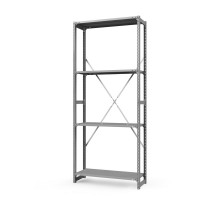 Стеллаж металлический ТСУ Универсал, 2200x760x400 мм. Полки: метал. 5 шт.