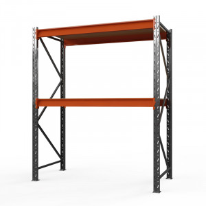 Стеллаж металлический Оптима, 2000x2500x785 мм. Ярусы: 2 шт. фанера