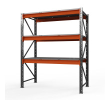 Стеллаж металлический Оптима, 3000x1250x785 мм. Ярусы: 3 шт. метал.
