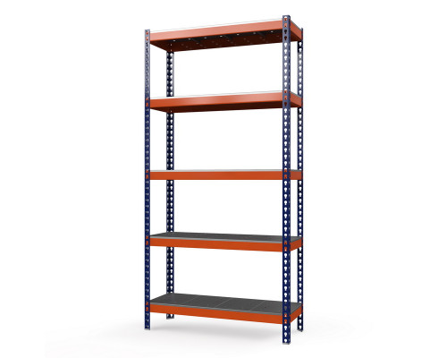 Стеллаж металлический Профи-Т 2500x1240x770 мм. Ярусы: оцинк. мет. перф. усил. 5 шт.