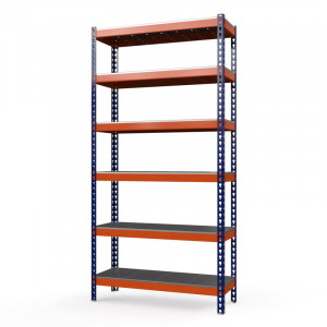 Стеллаж металлический Профи-Т 3000x1540x655 мм. Ярусы: оцинк. мет. перф. усил. 6 шт.