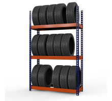 Стеллаж металлический Профи-Т для шин 2000x1240x455 мм. Ярусы:   3 шт.