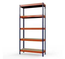 Стеллаж металлический Профи-Т 3000x1845x655 мм. Ярусы: фанера усил. 5 шт.