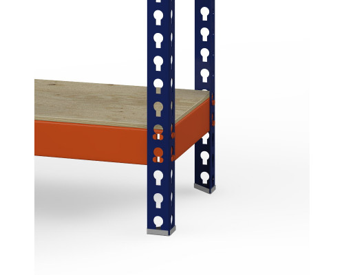 Стеллаж металлический Профи-Т 3000x1845x655 мм. Ярусы: фанера усил. 5 шт.