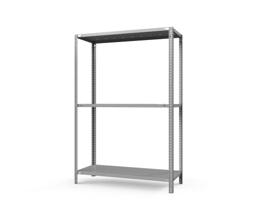 Стеллаж металлический ТС Лайт, 1800x1000x300 мм. Полки: 3 шт. метал. перф.