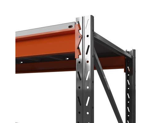 Стеллаж металлический Оптима, 2000x2500x785 мм. Ярусы: 3 шт. метал.