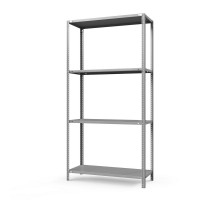 Стеллаж металлический ТС Лайт, 2200x700x800 мм. Полки: 4 шт. метал.