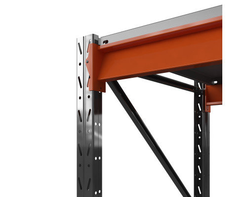 Стеллаж металлический Оптима, 2500x1250x785 мм. Ярусы: 3 шт. метал.