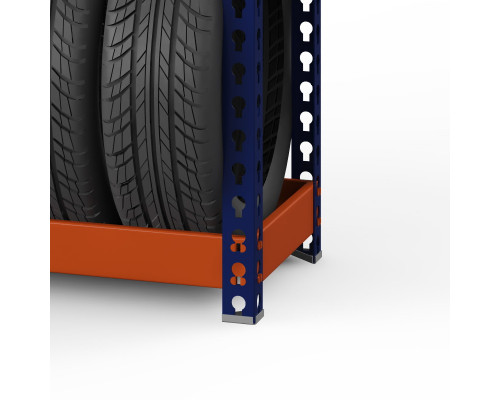 Стеллаж металлический Профи-Т для шин 2000x1540x455 мм. Ярусы:   3 шт.