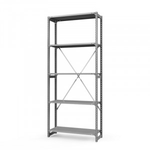 Стеллаж металлический ТСУ Универсал, 2500x760x800 мм. Полки: метал. усил. 5 шт.