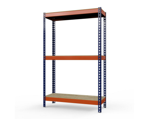 Стеллаж металлический Профи-Т 2000x1240x500 мм. Ярусы: фанера 3 шт.