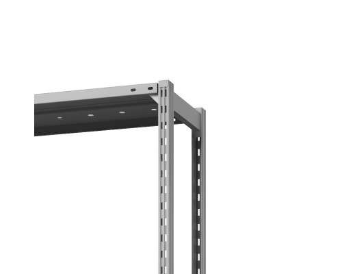 Стеллаж металлический ТСУ Универсал, 3000x1060x600 мм. Полки: метал. перф. усил. 6 шт.