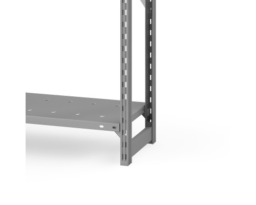 Стеллаж металлический ТСУ Универсал, 2000x760x800 мм. Полки: метал. перф. усил. 4 шт.