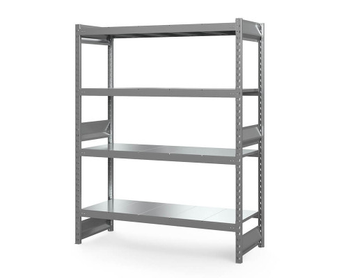 Стеллаж грузовой СГ Ультра (2500х2100х600 мм) 4 яруса, цинк