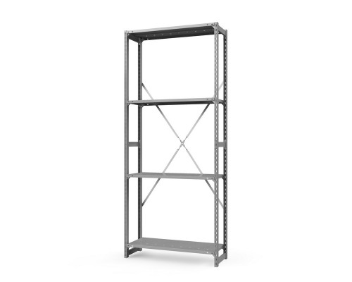 Стеллаж металлический ТСУ Универсал, 2000x760x400 мм. Полки: метал. перф.  4 шт.