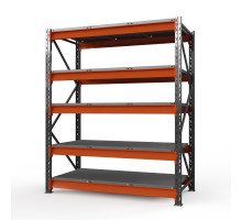 Стеллаж металлический Оптима, 3000x1250x785 мм. Ярусы: 5 шт. метал.