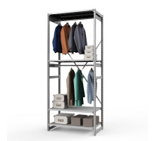 Стеллаж металлический ТСУ Универсал, 2500x1060x500 мм.Штанги: 2шт. Полки: метал. усил. перф. 4 шт.