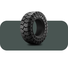 16X6-8 BOSON Premium 24H w/aperture SOLID (QH) с буртом — цельнолитая шина для вилочного погрузчика