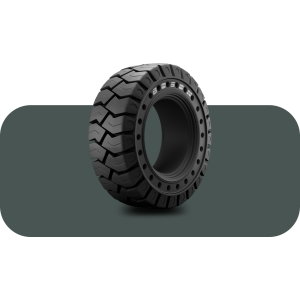 18X7-8 BOSON Premium 24H w/aperture SOLID (QH) с буртом — цельнолитая шина для вилочного погрузчика
